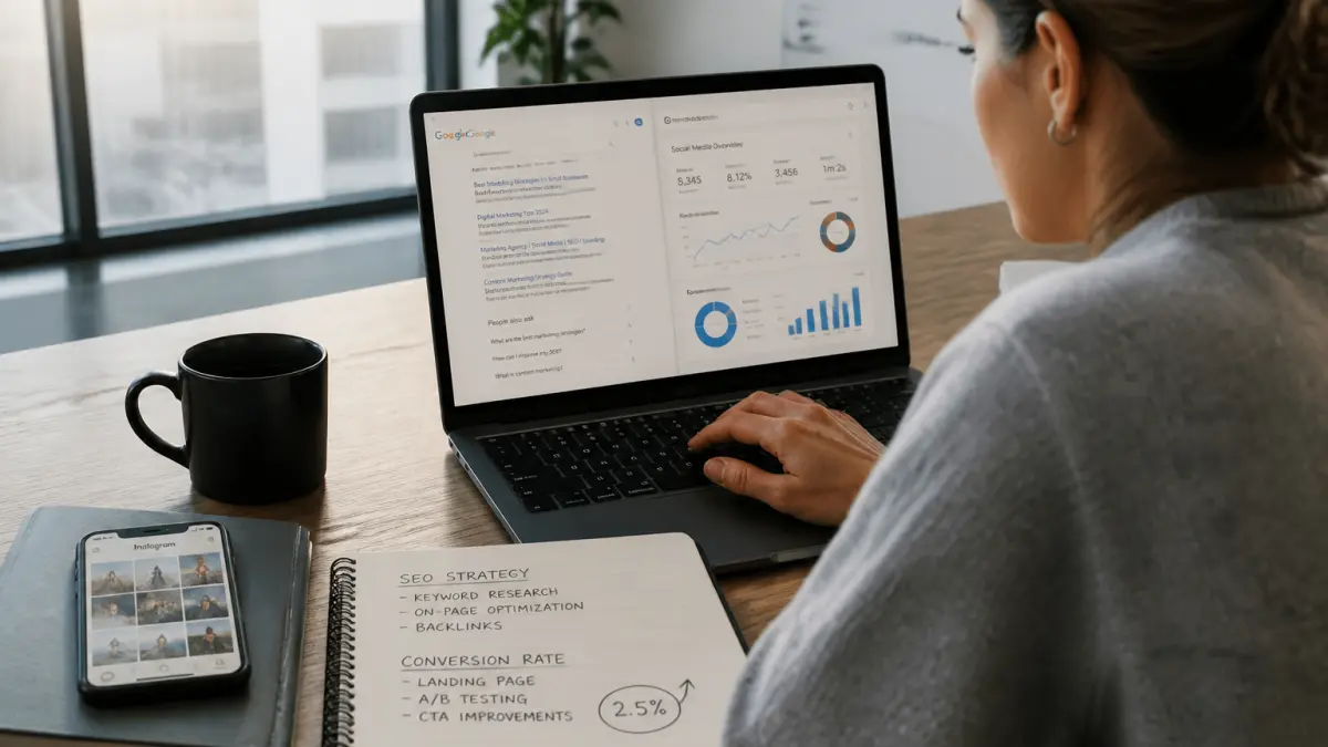 Marketing digitale: canali, metriche e strategie per crescere online